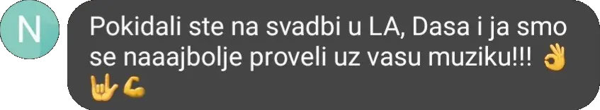 Utisci klijenata - Saxtime Music